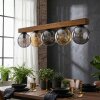 Gastor Suspension, Boule lumineuse, Suspension Écru, Noir, 5 lumières