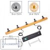 Gastor Suspension, Boule lumineuse, Suspension Écru, Noir, 5 lumières