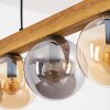 Gastor Suspension, Boule lumineuse, Suspension Écru, Noir, 5 lumières