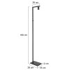 Stang Lampadaire Luminaires Steinhauer Noir, 1 lumière