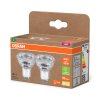 Luminaires Osram GU10 2 Watt blanc chaud 360 Lumen