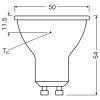 Luminaires Osram GU10 4.5 Watt blanc neutre dimmable 350 Lumen
