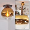 Koyoto Plafonnier, Boule lumineuse 30 cm Or, Clair, 1 lumière