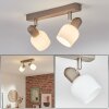 Sivol Plafonnier, Spot de plafond Nickel mat, Sable, 2 lumières