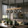 Gastor Suspension, Boule lumineuse, Suspension Écru, Noir, 4 lumières