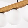 Gastor Suspension, Boule lumineuse, Suspension Écru, Noir, 4 lumières