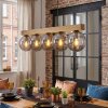 Gastor Suspension, Boule lumineuse, Suspension Écru, Noir, 5 lumières