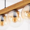Gastor Suspension, Boule lumineuse, Suspension Écru, Noir, 5 lumières