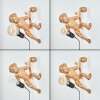 Leonix Applique murale Or, Noir, 1 lumière