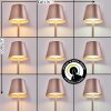 Salgadinho Lampe de table d'extérieur, Lampe à poser LED Champagne, 1 lumière