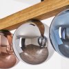 Gastor Suspension, Boule lumineuse, Suspension Écru, Noir, 4 lumières