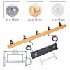 Gastor Suspension, Boule lumineuse, Suspension Écru, Noir, 5 lumières