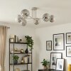 Gastor Plafonnier, Boule lumineuse Sable, 6 lumières