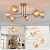 Gastor Plafonnier, Boule lumineuse Sable, 6 lumières