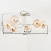 Gastor Plafonnier, Boule lumineuse Sable, 6 lumières