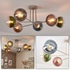 Gastor Plafonnier, Boule lumineuse 80 cm Sable, 6 lumières