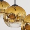 Ripoll Suspension, Boule lumineuse, Suspension Or, Clair, 3 lumières