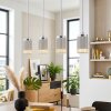 Fenik Suspension, Suspension Blanc, 4 lumières