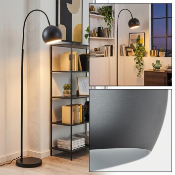 Flisa Lampadaire Noir, 1 lumière