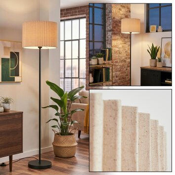 Deran Lampadaire Noir, 1 lumière