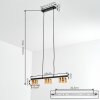 Folar Suspension, Suspension LED Noir, 3 lumières