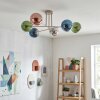Gastor Plafonnier, Boule lumineuse 80 cm Sable, 6 lumières
