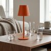 Salgadinho Lampe de table d'extérieur, Lampe à poser LED Rouge, 1 lumière