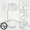 Salgadinho Lampe de table d'extérieur, Lampe à poser LED Blanc, 1 lumière