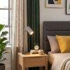 Javel Lampe de bureau, Lampe à poser LED Chrome, Gris, 1 lumière