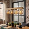 Gastor Suspension, Boule lumineuse, Suspension Écru, Noir, 4 lumières