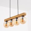 Gastor Suspension, Boule lumineuse, Suspension Écru, Noir, 4 lumières