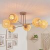 Basto Plafonnier, Boule lumineuse Sable, 6 lumières