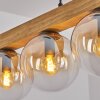 Gastor Suspension, Boule lumineuse, Suspension Écru, Noir, 4 lumières