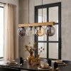 Gastor Suspension, Boule lumineuse, Suspension Écru, Noir, 4 lumières
