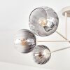 Koyoto Plafonnier, Boule lumineuse 78 cm Sable, 6 lumières