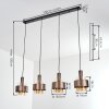 Traak Suspension, Suspension Bronze, Noir, 4 lumières