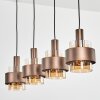 Traak Suspension, Suspension Bronze, Noir, 4 lumières