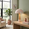 Style champignon  Forgek Lampe à poser Champagne, Couleur bois, 1 lumière