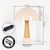 Lampe Champignon  Forgek Lampe à poser Champagne, Couleur bois, 1 lumière