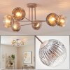 Ripoll Plafonnier, Boule lumineuse Sable, 6 lumières