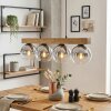 Koyoto Suspension, Boule lumineuse, Suspension Écru, Noir, 4 lumières