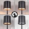 Kaval Lampe à poser LED Noir, 1 lumière
