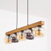 Koyoto Suspension, Boule lumineuse, Suspension Écru, Noir, 5 lumières