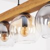 Koyoto Suspension, Boule lumineuse, Suspension Écru, Noir, 5 lumières