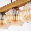 Koyoto Suspension, Boule lumineuse, Suspension Écru, Noir, 5 lumières
