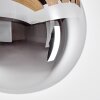 Venok Plafonnier, Boule lumineuse Écru, Noir, 4 lumières