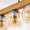 Koyoto Suspension, Boule lumineuse, Suspension Écru, Noir, 4 lumières