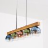 Koyoto Suspension, Boule lumineuse, Suspension Écru, Noir, 5 lumières
