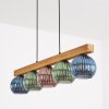 Koyoto Suspension, Boule lumineuse, Suspension Écru, Noir, 5 lumières