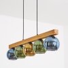 Koyoto Suspension, Boule lumineuse, Suspension Écru, Noir, 5 lumières